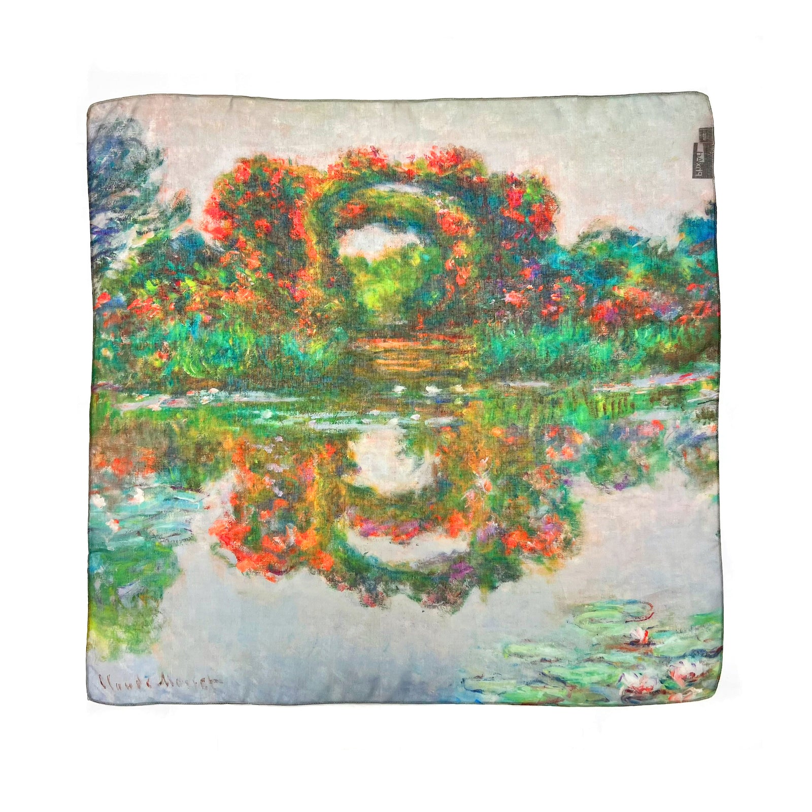 Foulard Monet « Arches fleuries, Giverny »