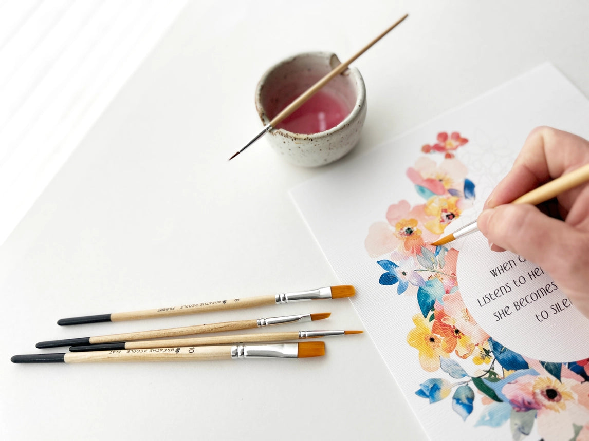 5 Piece Artist Brush Set