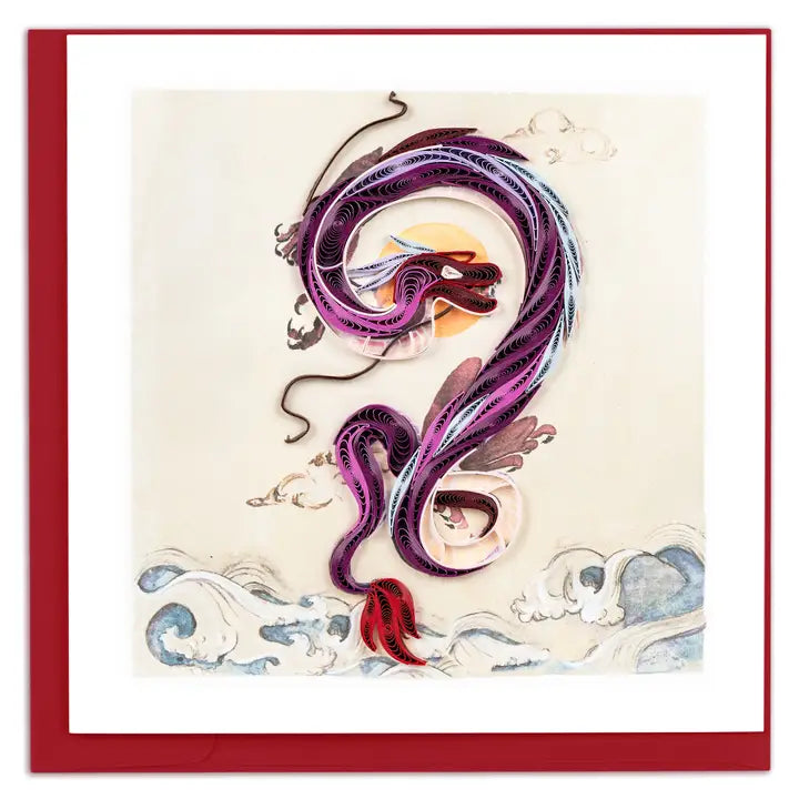 Dragon Quilling Card