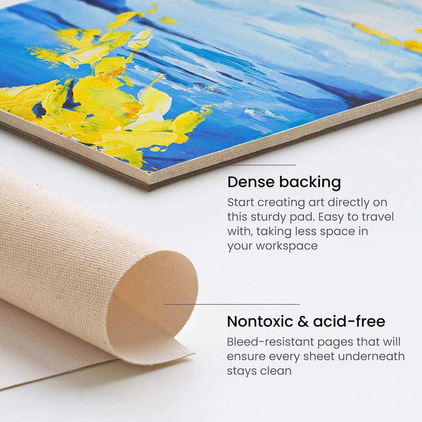 Arteza® Canvas Pad 2-Pack, 9" X 12"