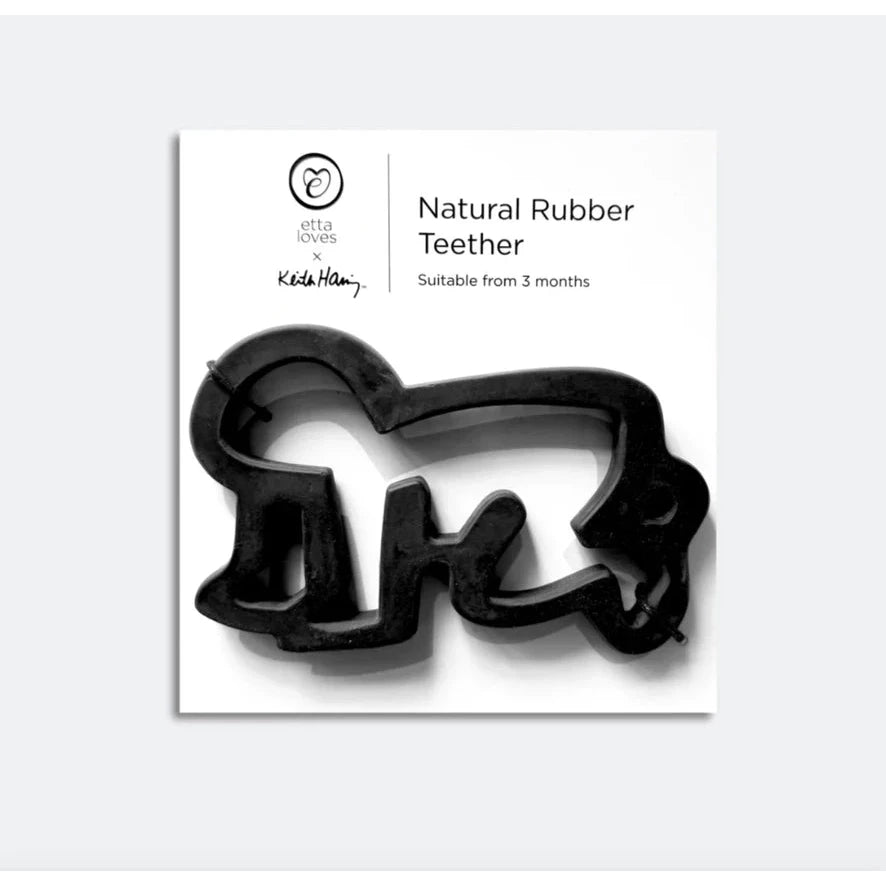 Keith Haring Natural Rubber Teether