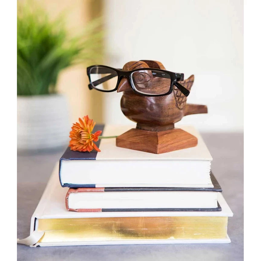 Sparrow Eyeglass Holder Stand