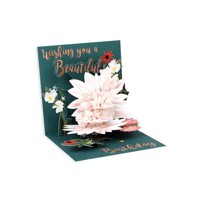 Belle carte d&#39;anniversaire pop-up