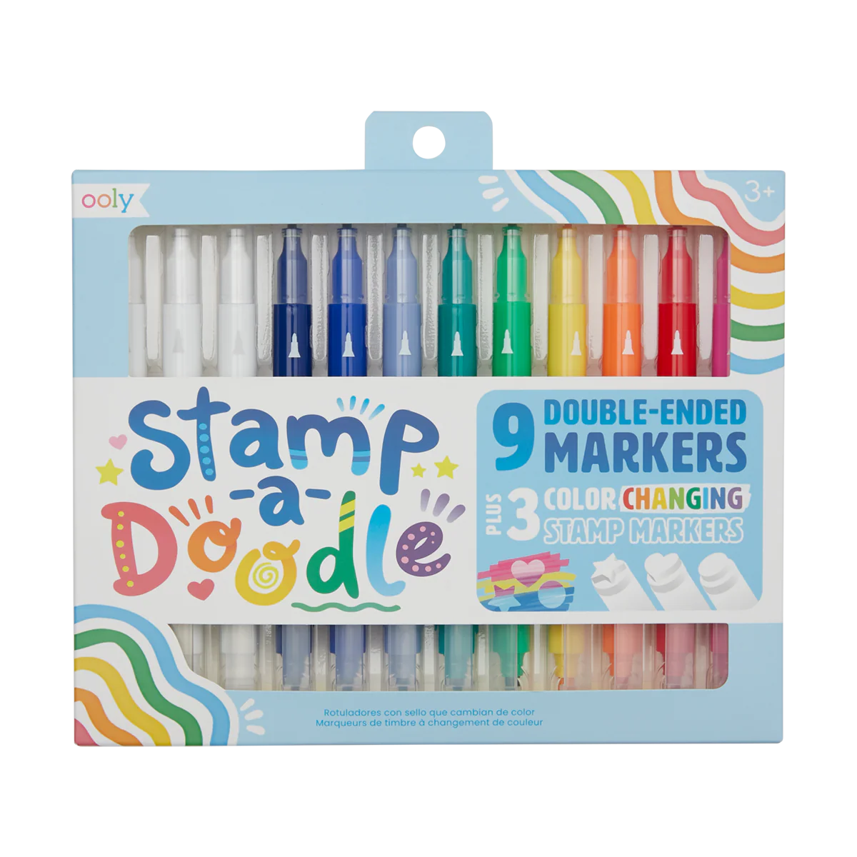 Stamp-A-Doodle Double-Ended Markers - Set of 12
