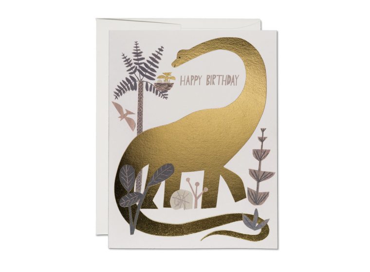 Dinosaur Birthday Greeting Card