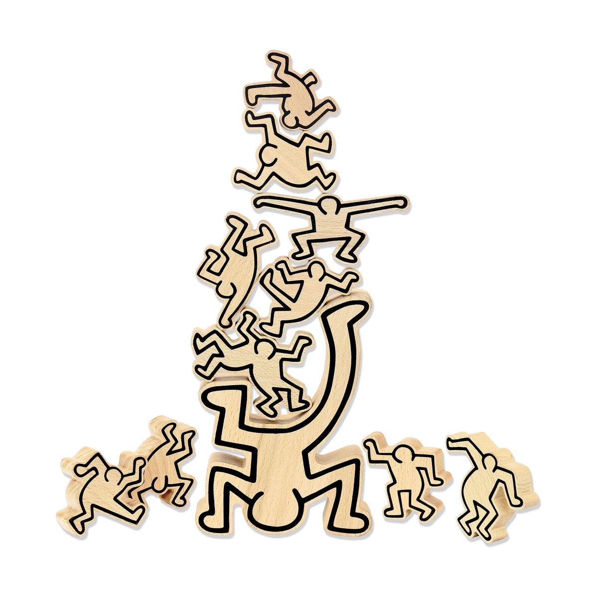 Keith Haring Stacking Figures Game