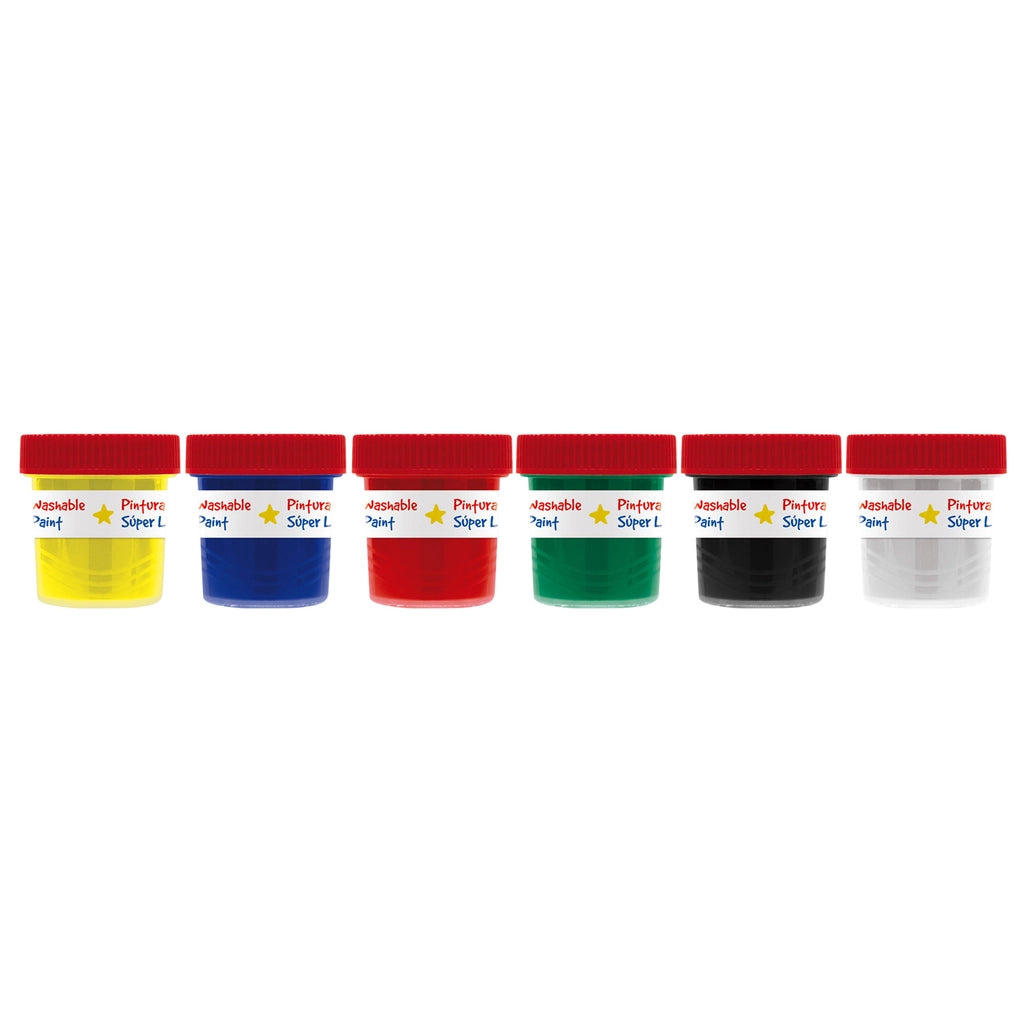 Little Creatives Fingerpaints 6 Piece Set