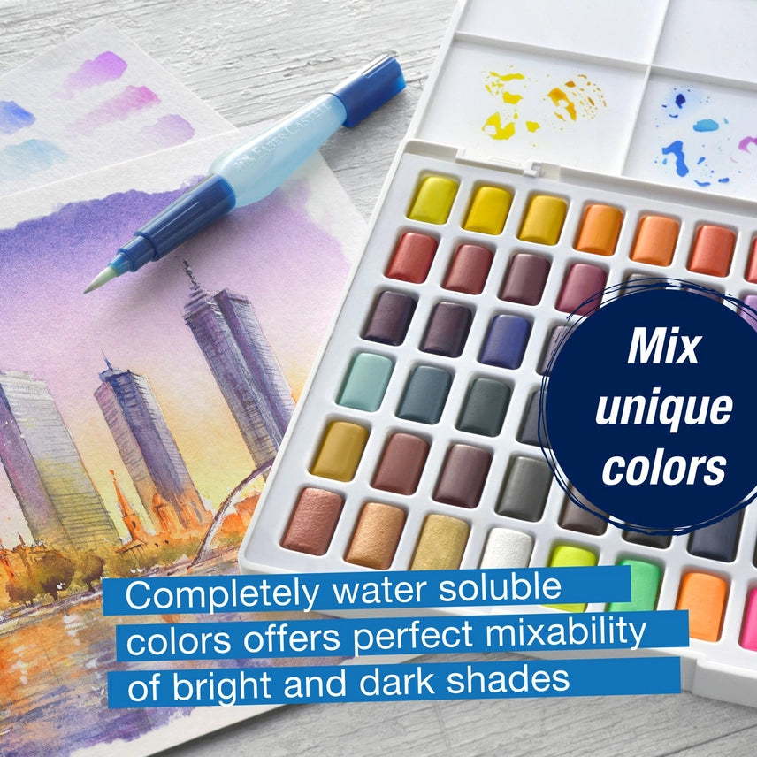 Watercolors Pan Set of 24 Watercolor Paints For Artists
