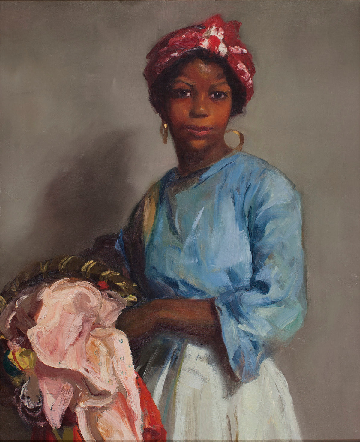 Postcard Robert Henri "The Laundress"