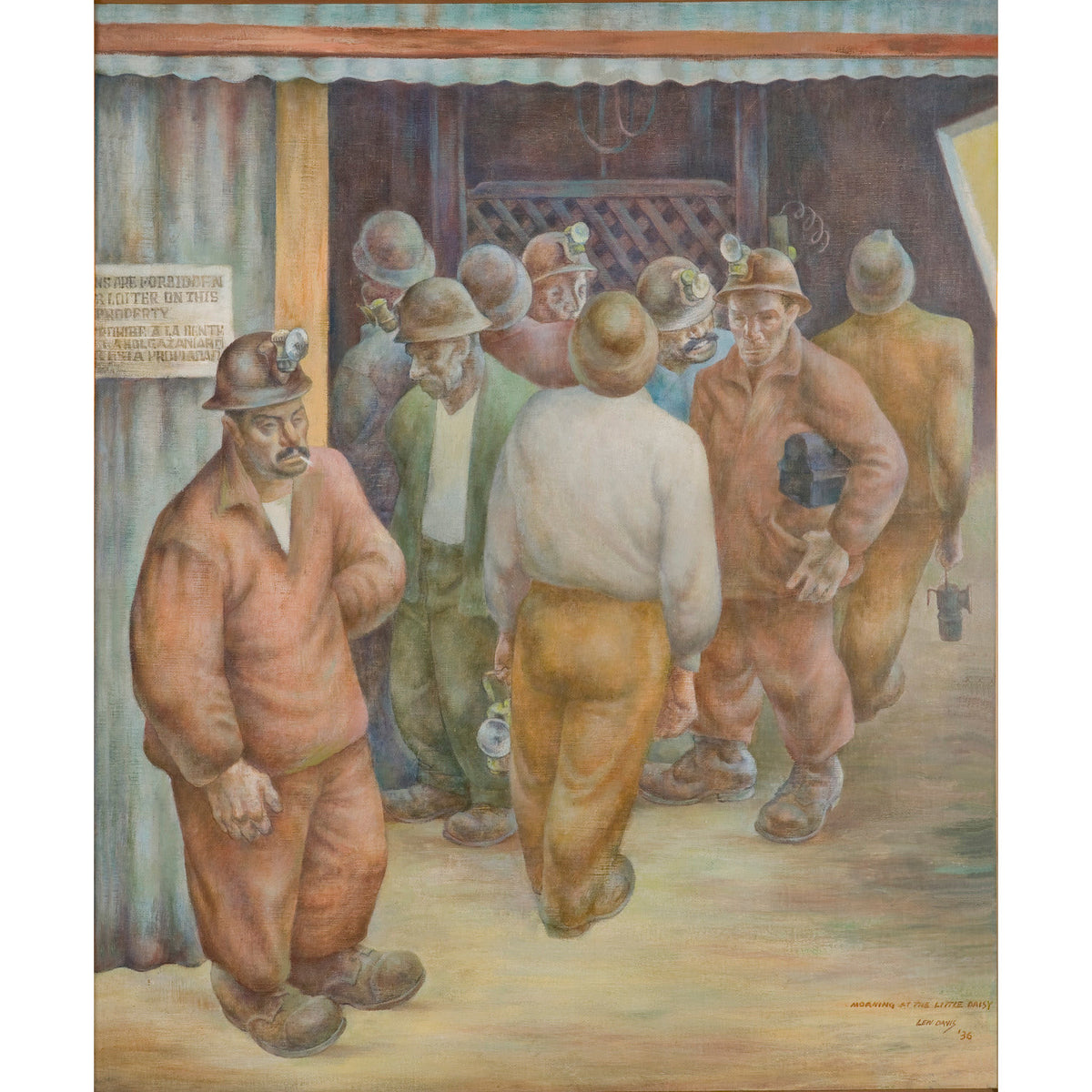 Postcard Lew Davis "Morning at the Little Daisy"