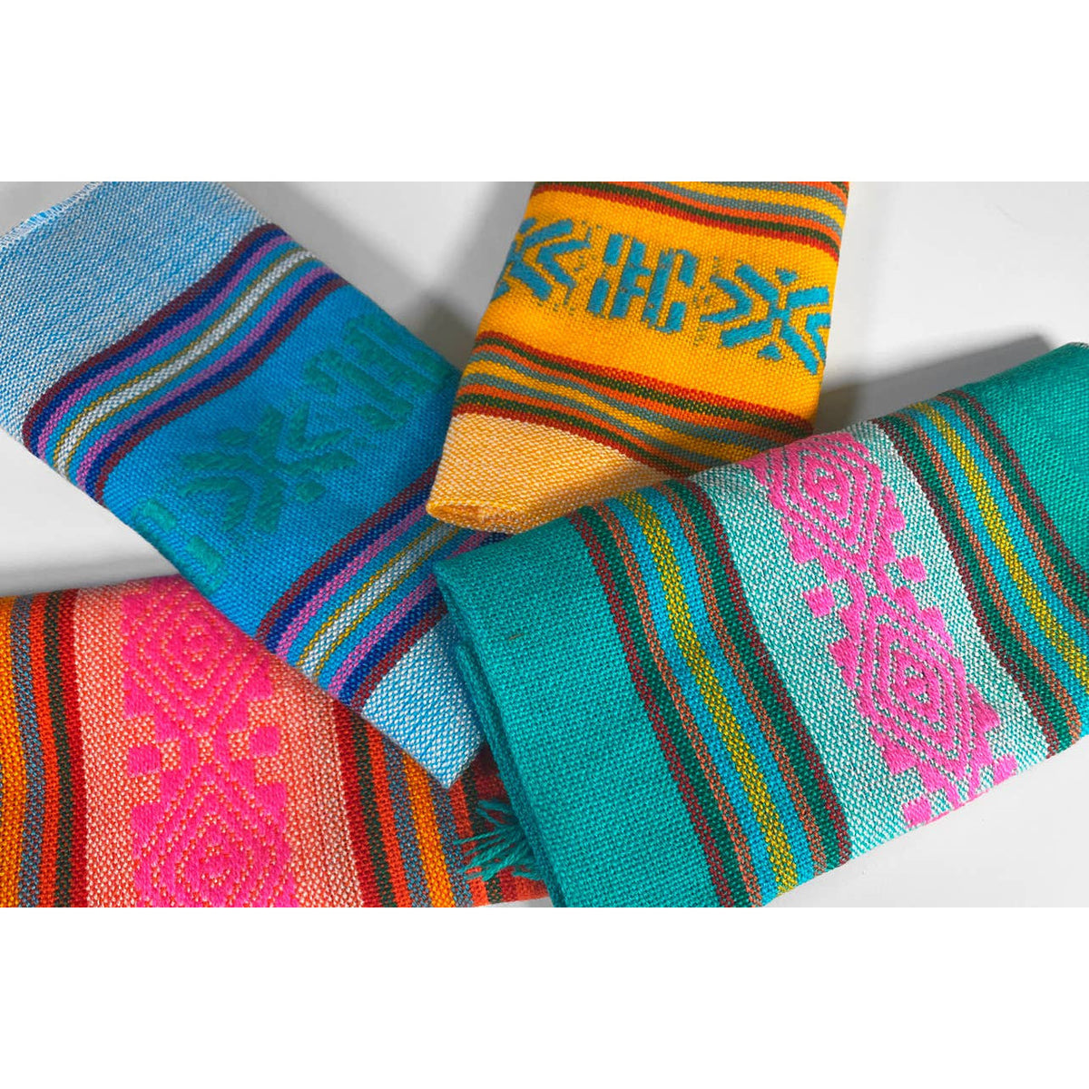 Set of 4 Mexican Servilleta Napkins