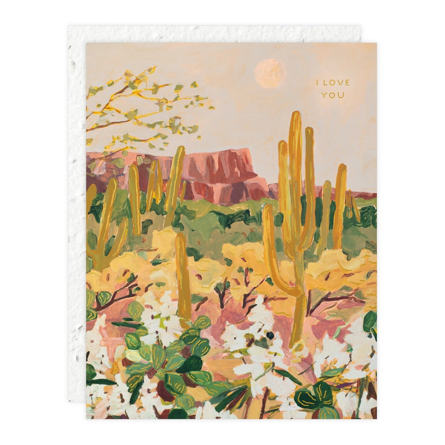 friendship plant seeds Desert Moonlight - Love + Friendship Card