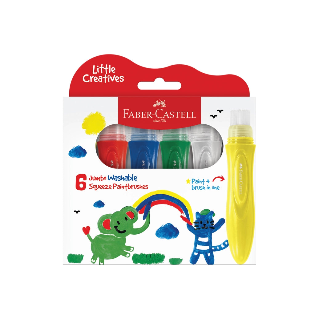 Little Creatives Jumbo Squeezing Paintbrushs