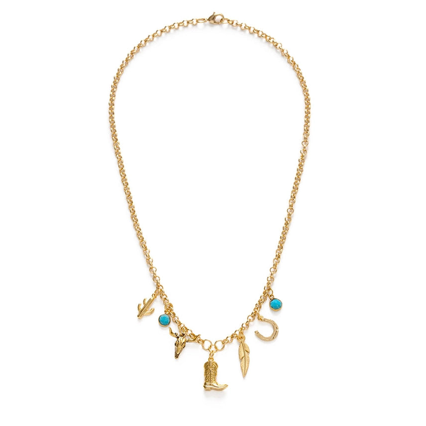 Western Desert Charm Necklace