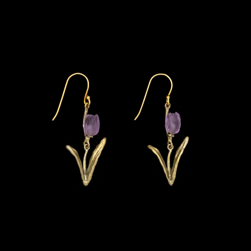 Michael Michaud Tulip Wire Earrings