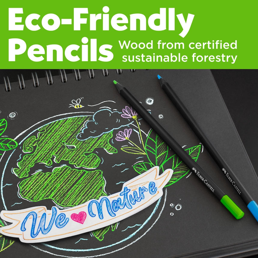 Super Soft Black Edition Colored Pencils, 72 Ct. Roll