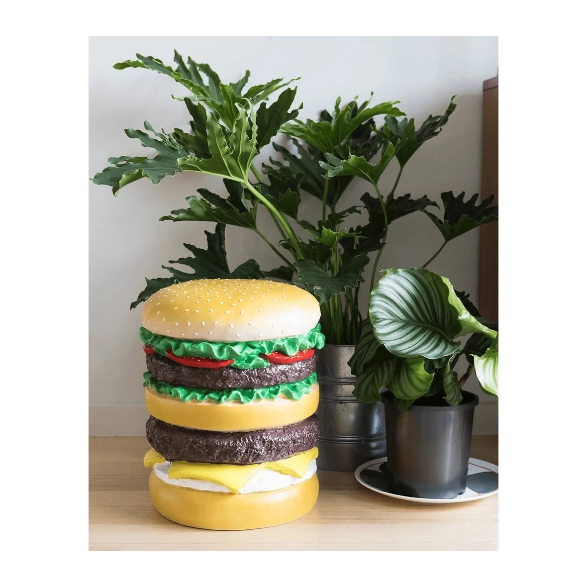 Giant Hamburger Stool