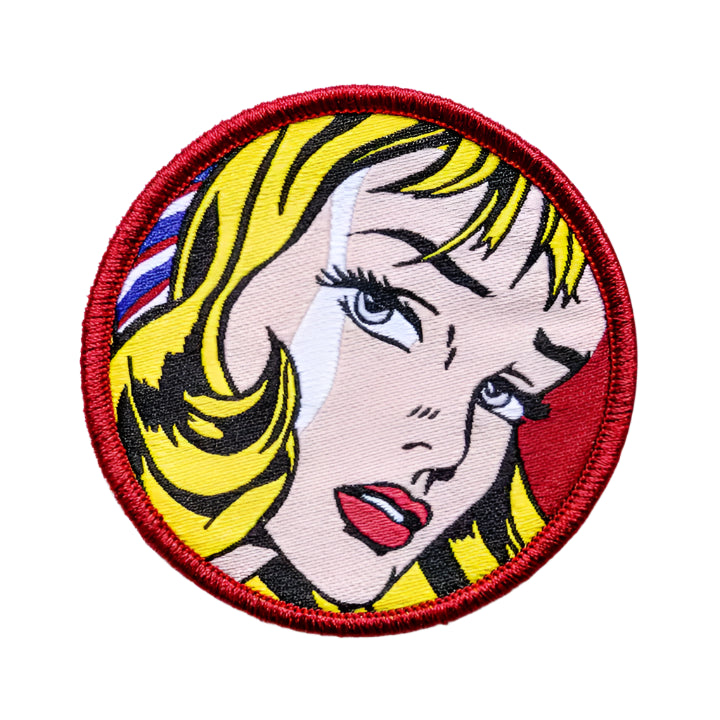 Lichtenstein Girl with the Hair Ribbon Patch