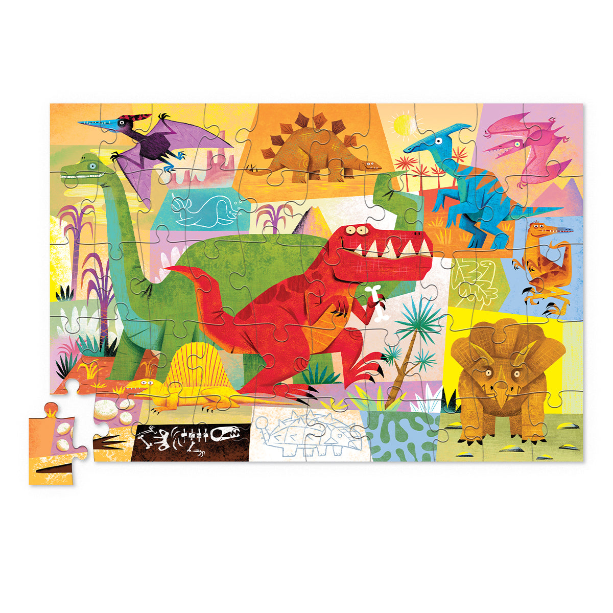 50 Piece Dinosaur World Puzzle