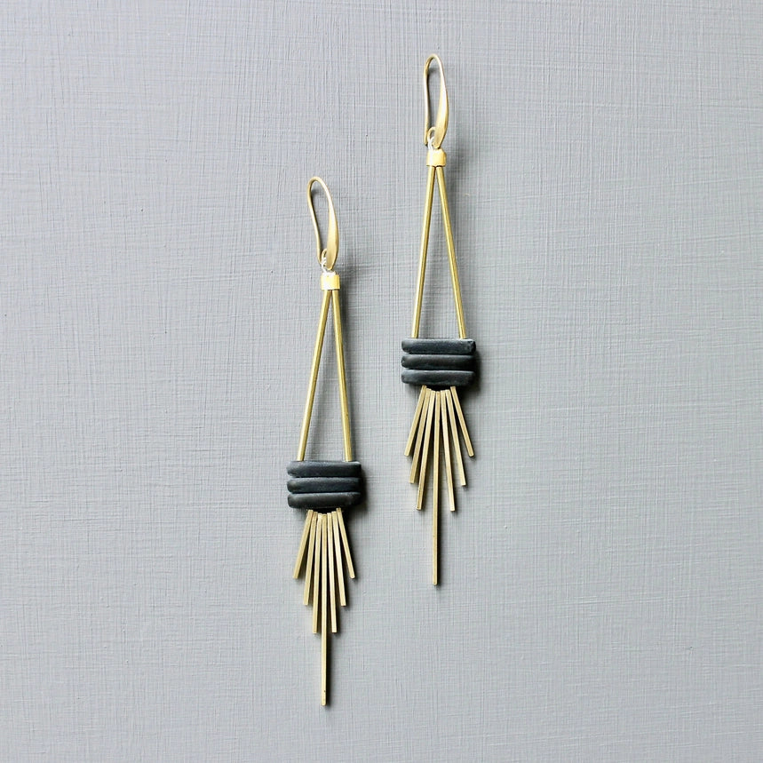 Boucles d'oreilles David Aubrey