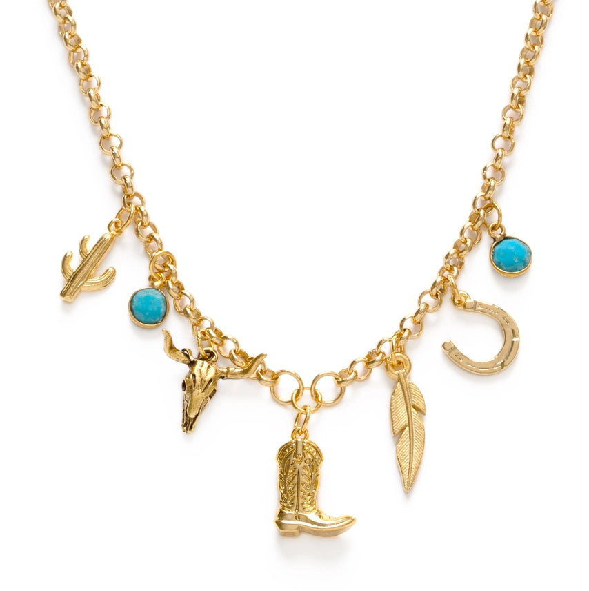 Western Desert Charm Necklace