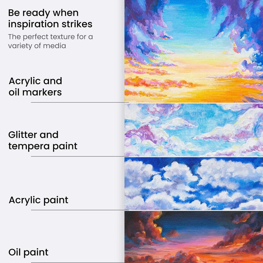 Arteza® Canvas Pad 2-Pack, 9" X 12"