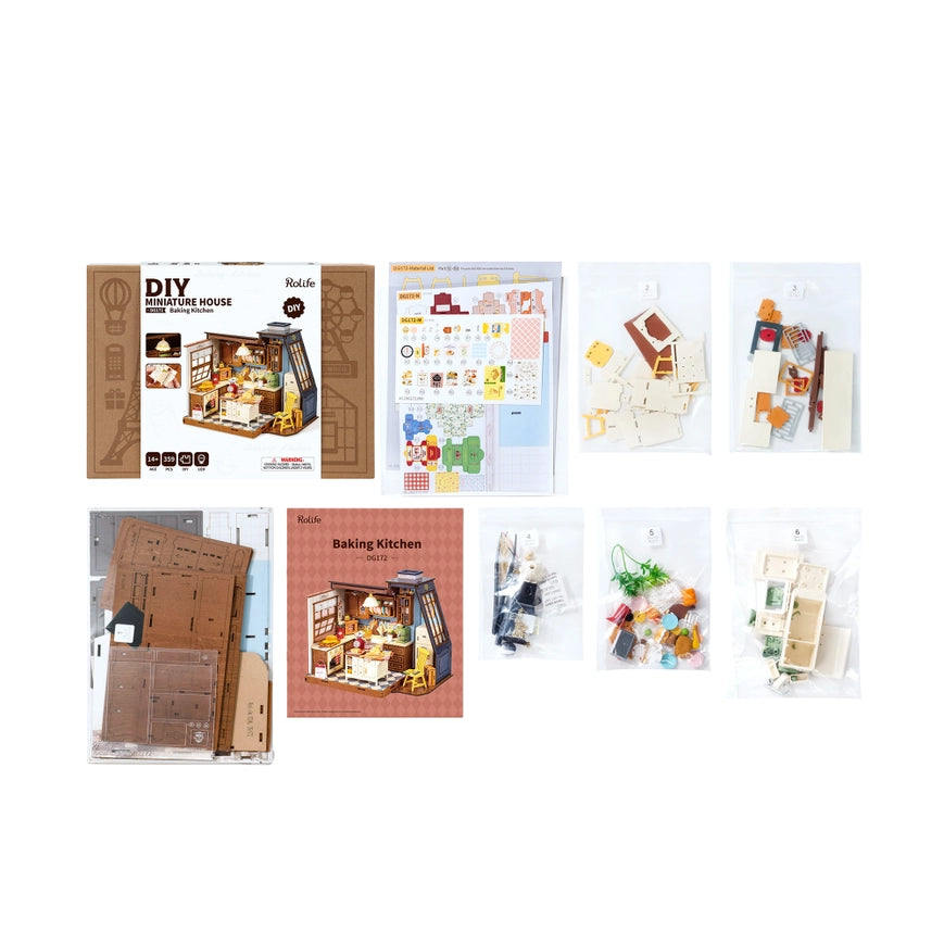 Kit de cuisine miniature pour pièce intime