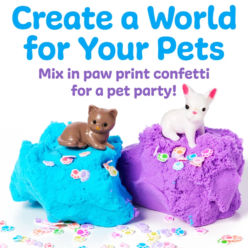 Sensory Mini Play Kit Jar with Cloud Clay: Pets