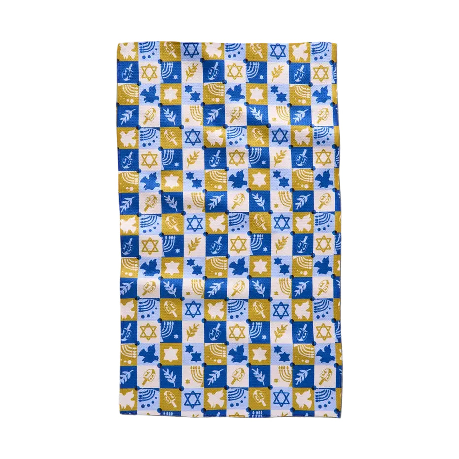 Geometry Holiday Tea Towels