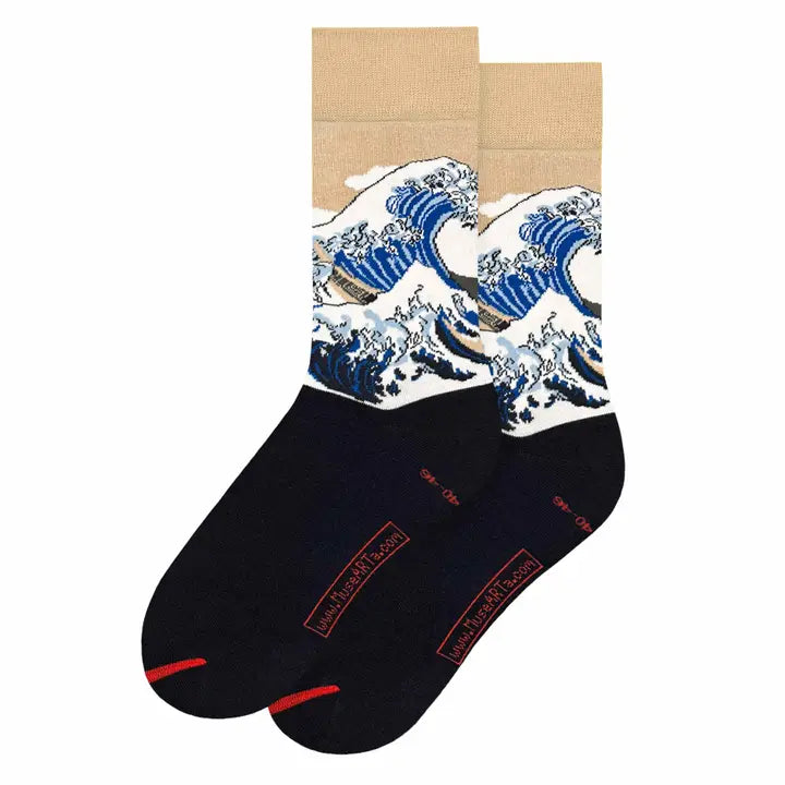 Hokusai's Great Wave Socks