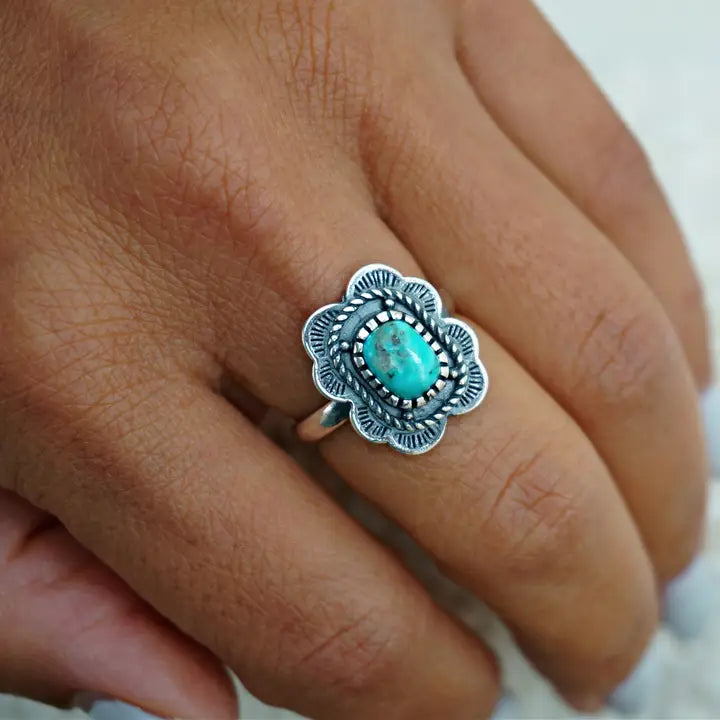 Asia Turquoise Solitaire Ring