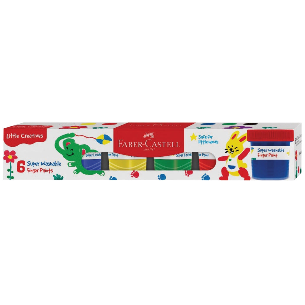 Little Creatives Fingerpaints 6 Piece Set