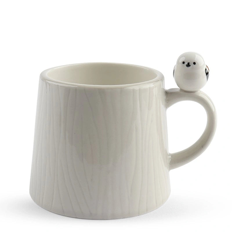 Mug with Perched Sparrow