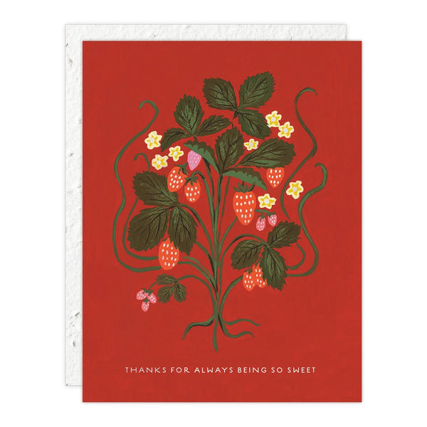Sweet Strawberry - Thank You Card - Phoenix Art Museum