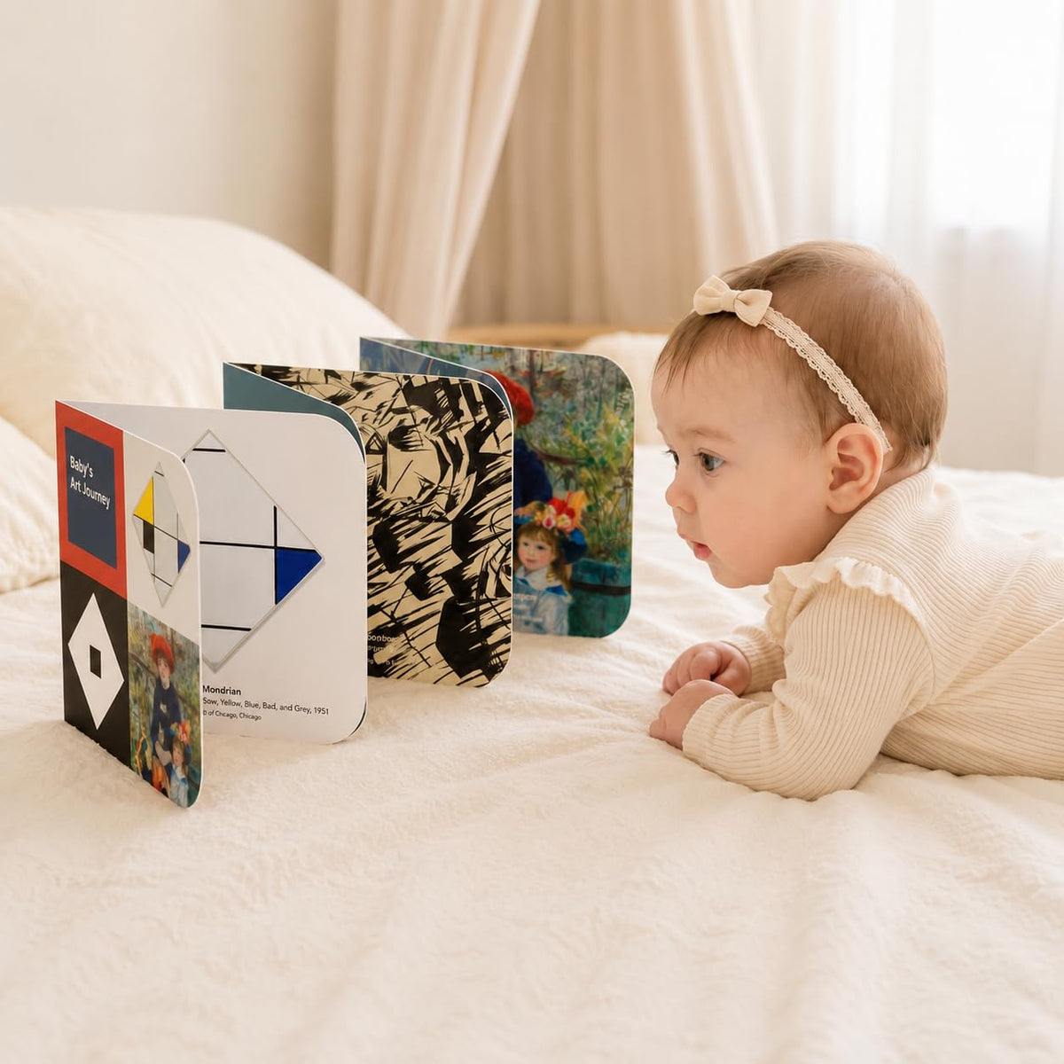 Baby's Art Journey: 4 Book Accordion Set