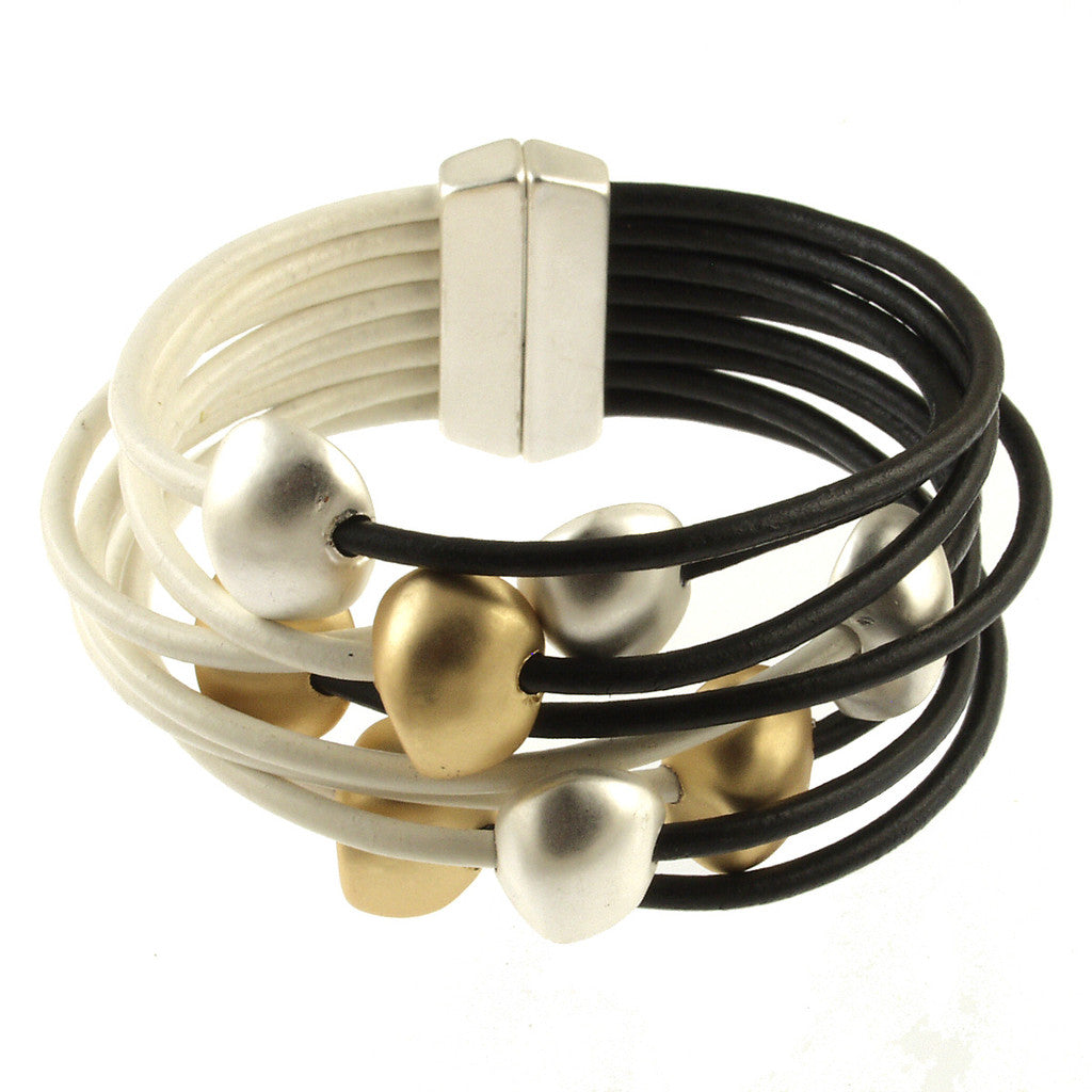 Two Tone Gradient Metal Bracelet