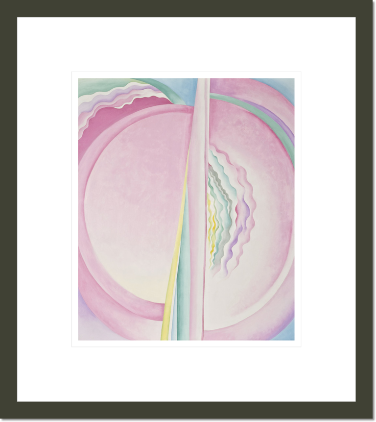 Georgia O&#39;Keeffe &quot;Pink Abstraction&quot; Made-to-Order  Print