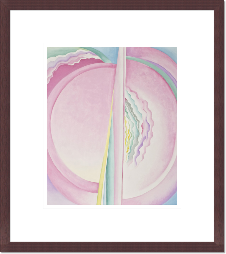 Georgia O&#39;Keeffe &quot;Pink Abstraction&quot; Made-to-Order  Print