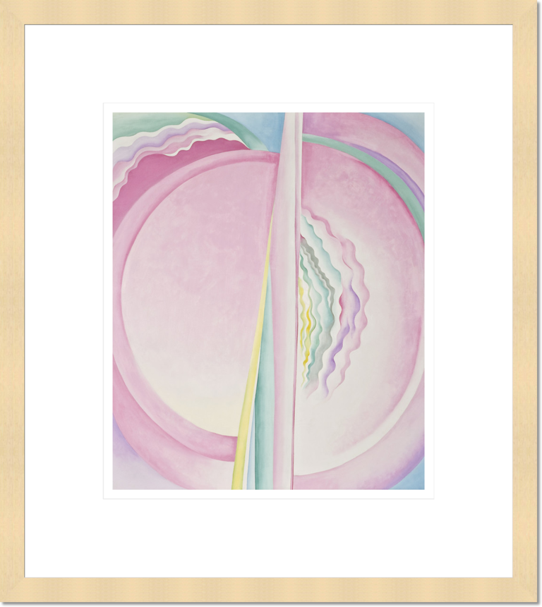 Georgia O&#39;Keeffe &quot;Pink Abstraction&quot; Made-to-Order  Print