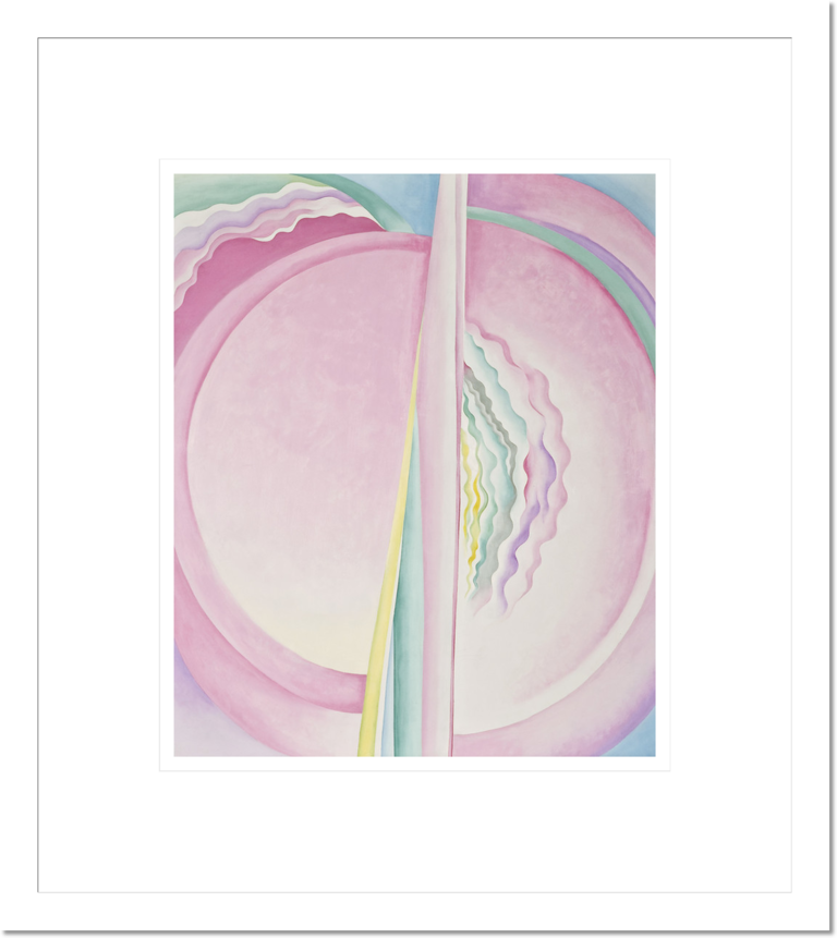 Georgia O&#39;Keeffe &quot;Pink Abstraction&quot; Made-to-Order  Print