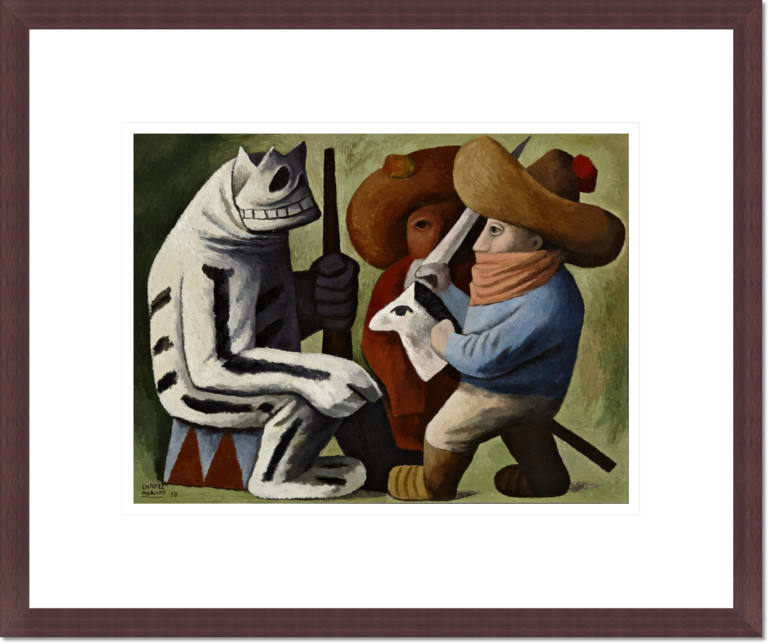 Jose Chavez Morado &quot;Carnival in Huejotzingo (Carnaval en Huejotzingo)&quot; Made-to-Order  Print