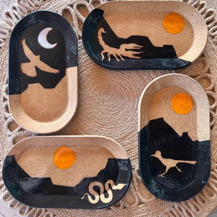 Desert Silhouette Trinket Dishes