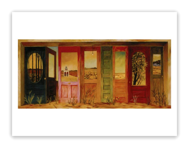 Philip C. Curtis &quot;Entrance with Light Bulb&quot; Print