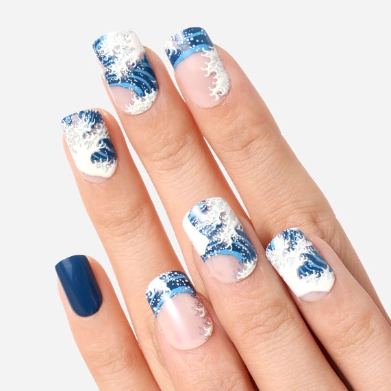 Hokusai Great Wave Press On Nails
