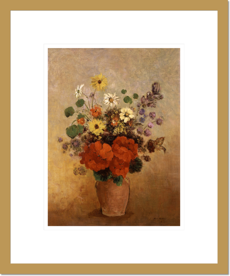 Odilon Redon &quot;Flowers in a Vase&quot; Made-to-Order  Print