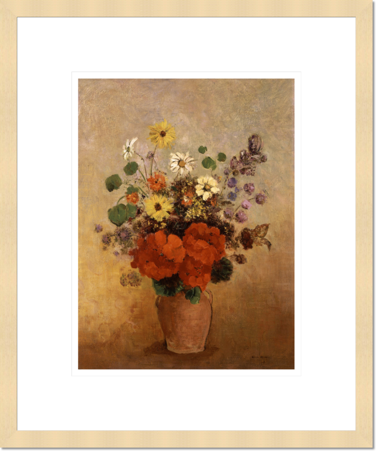 Odilon Redon &quot;Flowers in a Vase&quot; Made-to-Order  Print