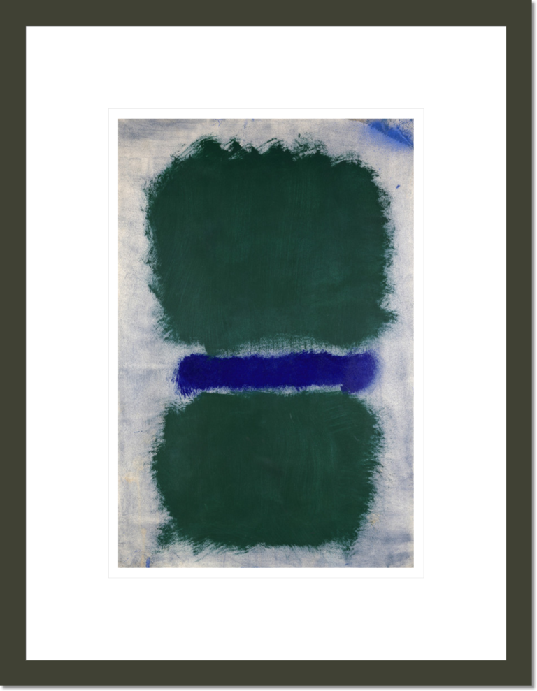 Mark Rothko &quot;Untitled (Green Divided by Blue)&quot; Made-to-Order Print