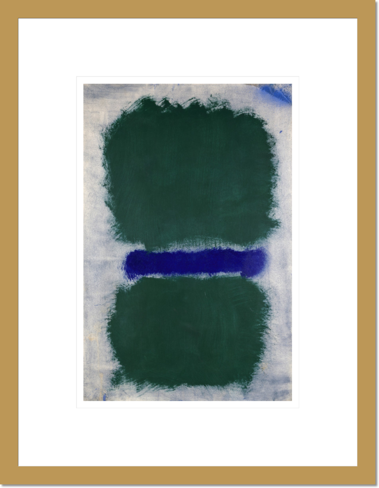 Mark Rothko &quot;Untitled (Green Divided by Blue)&quot; Made-to-Order Print