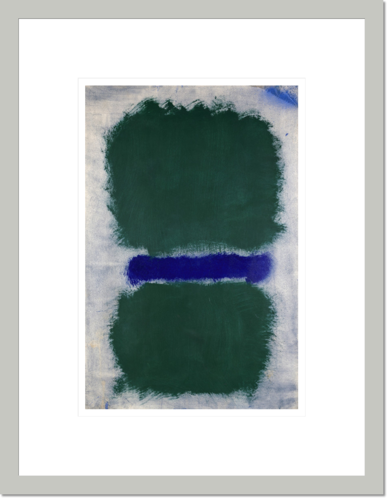 Mark Rothko &quot;Untitled (Green Divided by Blue)&quot; Made-to-Order Print