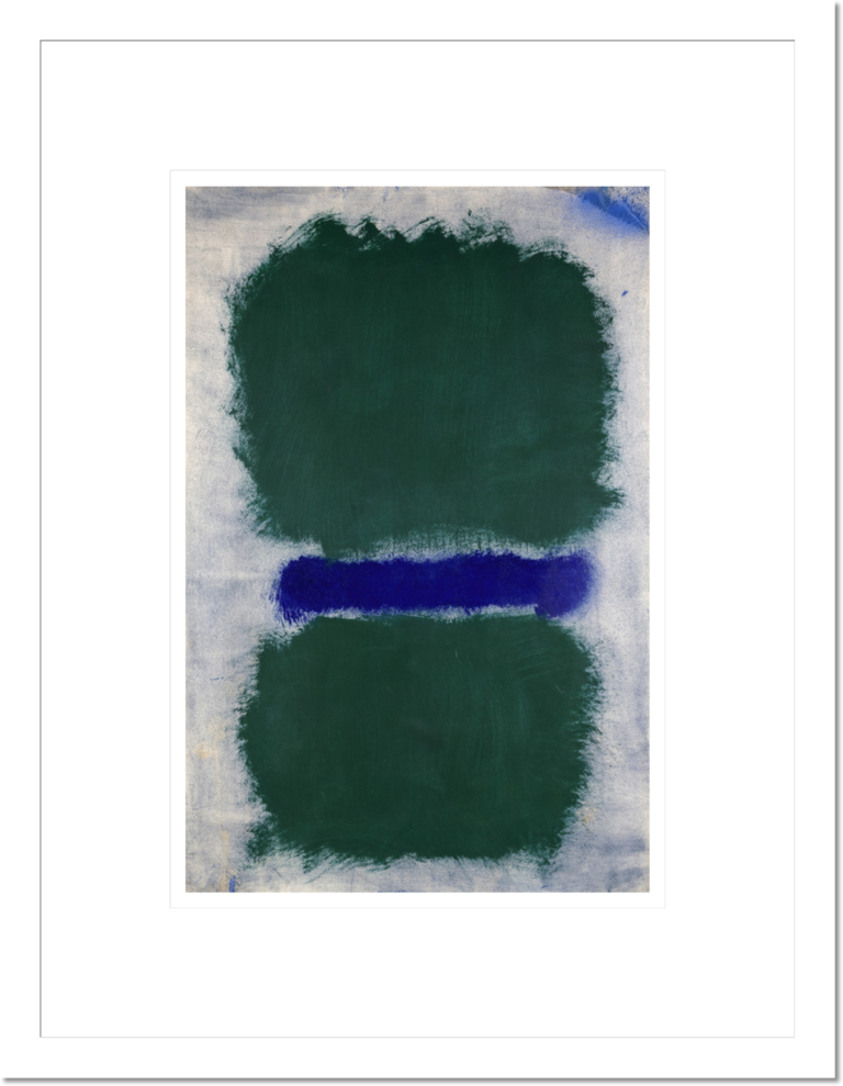 Mark Rothko &quot;Untitled (Green Divided by Blue)&quot; Made-to-Order Print